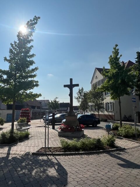 Das Bild zeigt das Kruzifix in Hagenbach.